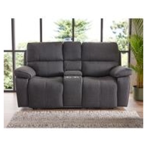 Chambers 2 Seater Electric Recliner Black