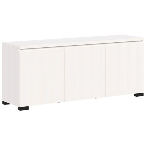 Charles Modern Wooden 3-Door Sideboard Buffet Unit Storage Cabinet White