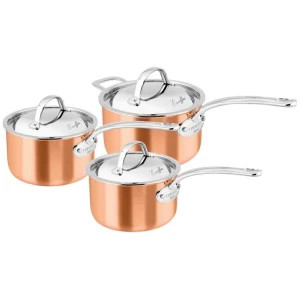 Chasseur Escoffier Induction 3 Piece Saucepan Set