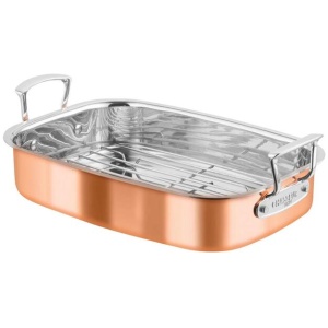 Chasseur Escoffier Induction Roasting Pan With Rack 35cm