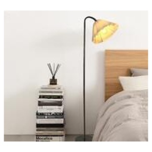 Clarence 160Cm Floor Lamp Satin Nickel