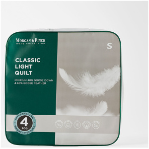 Classic Light Goose Down Summer Bed Quilt - Single