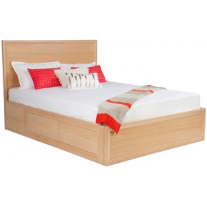 Clempton custom timber 4 drawers storage bed frame