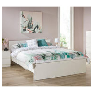 Como Queen Bed White