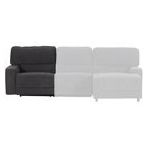 Convertible Left Side Recliner Component Grey