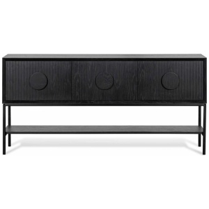 Curtis 1.8m Console Table - Black by Interior Secrets - AfterPay Available