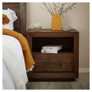 Dalkeith Bedside Table Brown