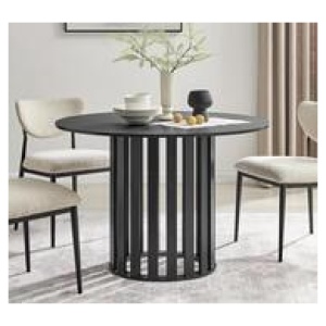 Dargan 4 Seater Dining Table Black