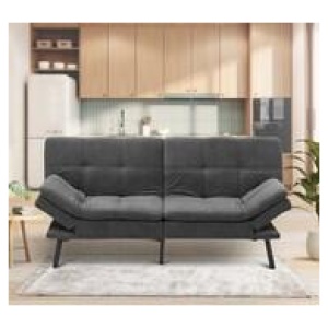 Darvin Fabric 3 Seater Sofa Bed Grey