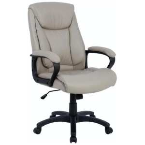 Davis PU Leather Executive Manager Height Adjustable Office Chair - Grey