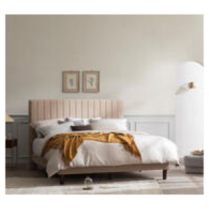 Debi Queen Bed Neutral