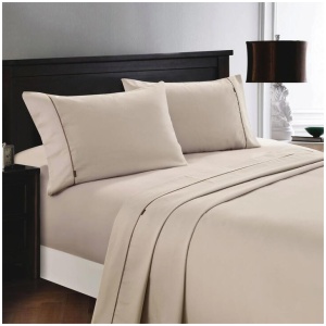Deluxe Linen 1200TC Cotton Rich Sheet Set Linen King Single