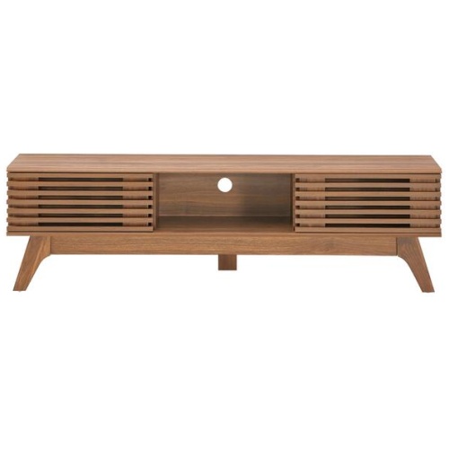 Design Square Camille Wooden Lowline Entertainment Unit TV Stand 150cm - Oak