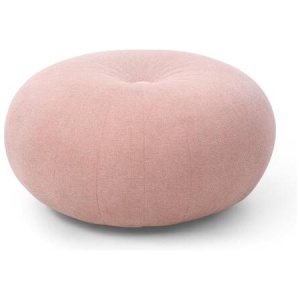 Design Square Modern Designer Scandinavian Relaxing Ottoman Foot Stool - Pink