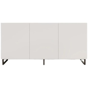 Design Square Otis Buffet Unit Sideboard W/ 3-Doors Storage Cabinet - Oak/White