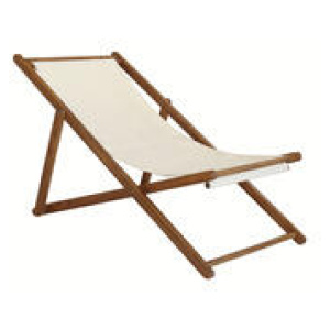 Diani Outdoor Deck Chair Brown