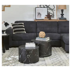 Dice Coffee Table Set Black
