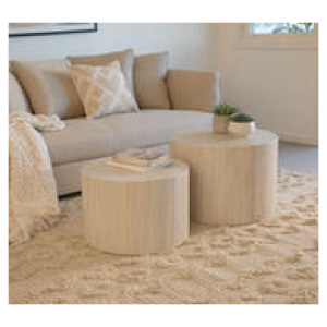 Dice Coffee Table Set Neutral