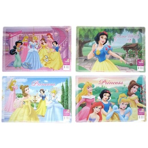 Disney Set of 4 Disney Cartoon Waterproof Placemats Princess