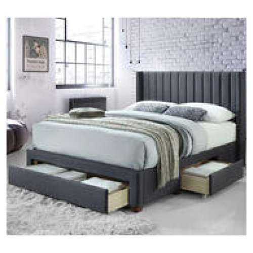 Divina Queen Storage Bed Grey