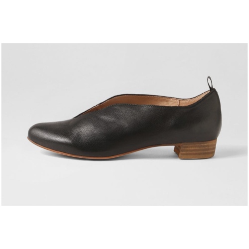 Django & Juliette Esker Dj Black Black Heel Leather Black Black Heel Shoes Womens Shoes Casual Flat Shoes