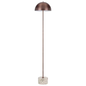Domez Floor Lamp White Terrazzo Bronze | Telbix Lighting