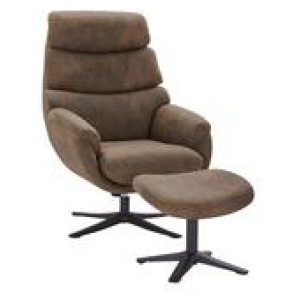 Doncaster Armchair & Footstool Olive 1 Seater