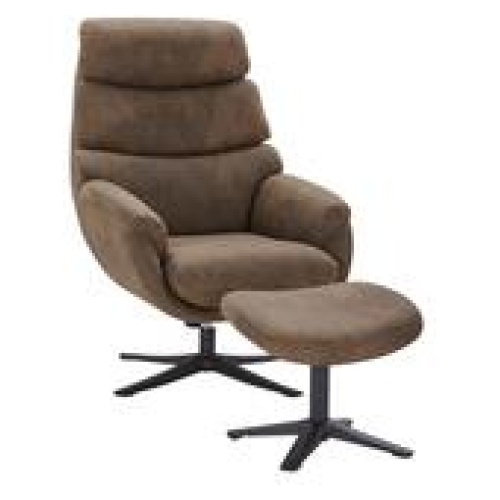 Doncaster Armchair & Footstool Olive 1 Seater