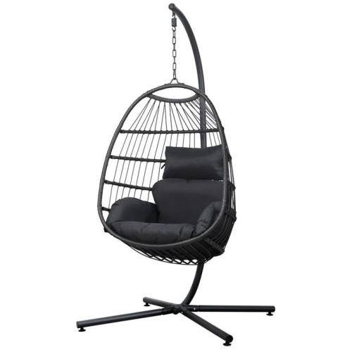 Dreobe Outdoor Wicker Egg Chair - Grey by Interior Secrets - AfterPay Available