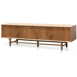 Ducan 1.8m Wooden TV Entertainment Unit - Natural by Interior Secrets - AfterPay Available