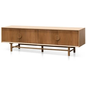 Ducan 1.8m Wooden TV Entertainment Unit - Natural by Interior Secrets - AfterPay Available
