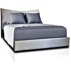 Duke floating custom upholstered bed frame