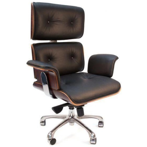 Eames Replica Executive Manager Luxury Office Work Chair Rose Wood - Black