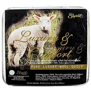 Easyrest 500GSM Winter Weight Australian Made Washable Wool Quilt Queen
