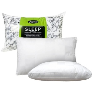 Easyrest Sleep Twin Pack Gusseted Medium Standard Pillows
