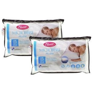 Easyrest Two Microfibre Standard Gusseted Pillows