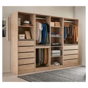 Eden 4 Drawer Wardrobe Brown