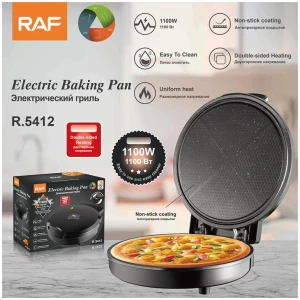 Electric Baking Pan, Pizza maker, Multi Purpose Roti maker, tortilla and crepe maker for every kitchen