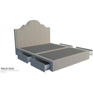 Ella custom bed with choice of storage bases
