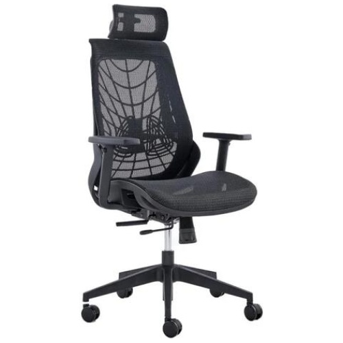 Elliot Office Computer Work Task Chair - Black Frame, Black - Black