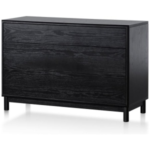 Eloise 3 Drawers Dresser Unit - Black Oak by Interior Secrets - AfterPay Available