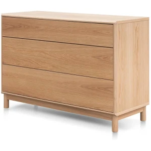 Eloise 3 Drawers Dresser Unit - Natural Oak by Interior Secrets - AfterPay Available