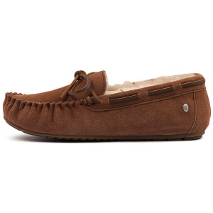 Emu Australia Amity Chestnut Sheepskin Chestnut Shoes Womens Shoes Casual Flat Shoes