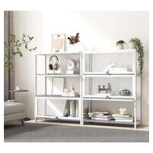 Etienne 3 Shelf Display Cabinet White