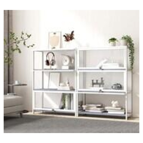 Etienne 3 Shelf Display Cabinet White
