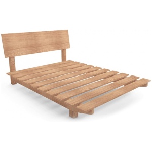 European custom timber floating bed frame