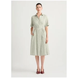 Evie Linen Blend Shirt Dress