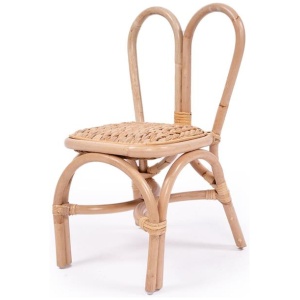 Evie Rattan Kids Chair - Natural by Interior Secrets - AfterPay Available