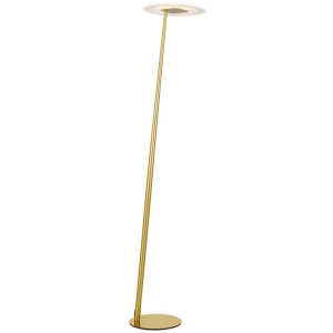 Faro Led Floor Lamp, Antique Gold