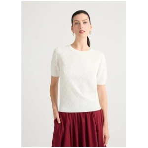 Felicity Geometric Knit Tee